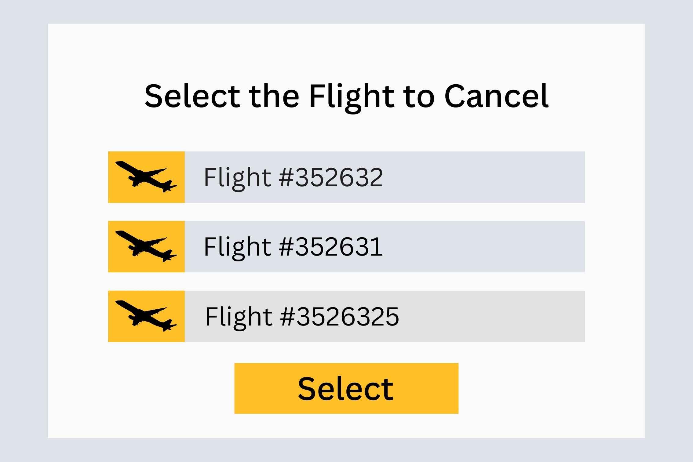 select flight